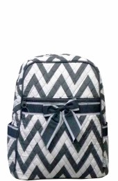 Quilted Backpack- CV7015/GREY